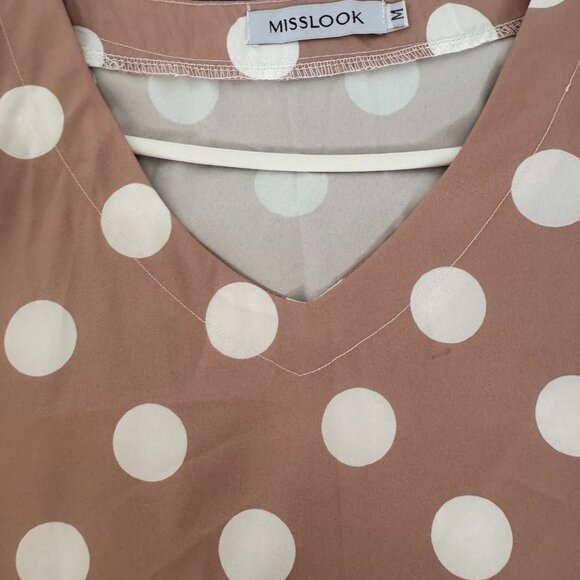 Misslook Polka Dot Dress - Size M - Picture 7 of 9